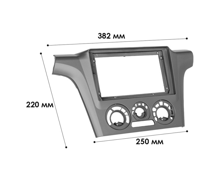 Перехідна рамка Mitsubishi Outlander 2003-2006 (7091)