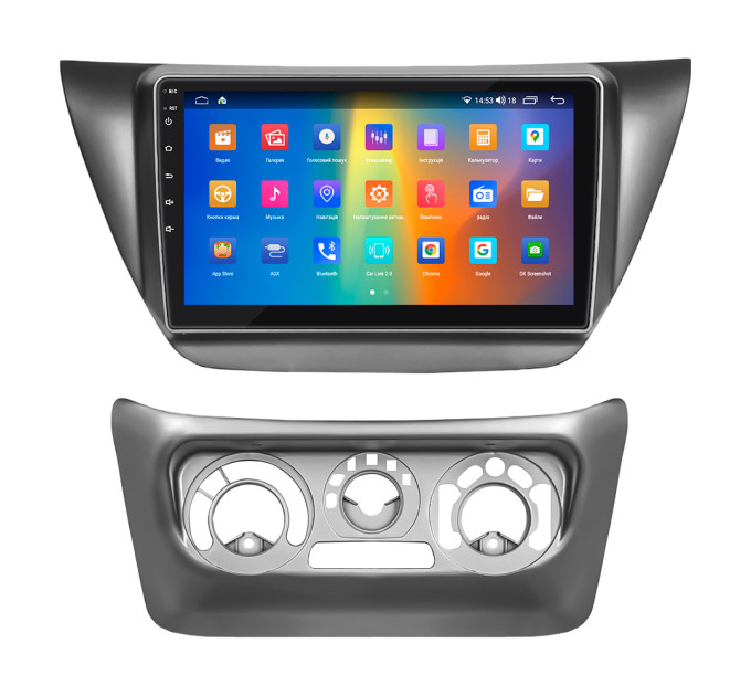 Штатна магнітола Mitsubishi Lancer Evolution IX 2005-2007 Element Prime 2/32 CarPlay 4G
