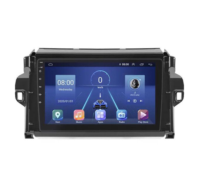 Штатна магнітола Toyota Fortuner 2015-2020 Element 6/128 4G CarPlay