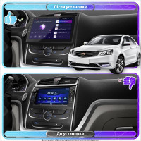 Штатная магнитола Element для Geely Emgrand EC7 2016-2018 экран 9" 2/32Gb Wi-Fi GPS Base