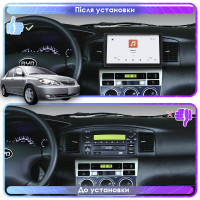 Штатная магнитола Element для BYD F3 I 2005-2013 экран 9" 4/64 QLED CarPlay 4G Wi-Fi GPS 360 Prime