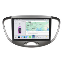 Штатная магнитола Element для Hyundai i10 I 2007-2013 экран 9" 4/64 QLED CarPlay 4G Wi-Fi GPS 360 Prime
