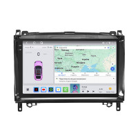 Штатная магнитола Element для Mercedes-Benz A-Класс II (W169) Рестайлинг 2008-2012 экран 9" 4/64 QLED CarPlay 4G Wi-Fi GPS 360 Prime