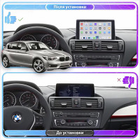 Штатная магнитола Element для BMW 1 серии II (F20/F21) 2011-2015 экран 9" 4/64 QLED CarPlay 4G Wi-Fi GPS 360 Prime