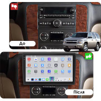 Штатная магнитола Element для Chevrolet Tahoe III 2006-2014 экран 10" 4/64 QLED CarPlay 4G Wi-Fi GPS 360 Prime