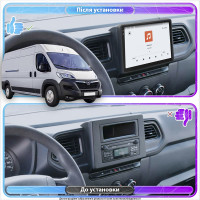 Штатная магнитола Element для Opel Movano 2019-2021 экран 10" 4/64 QLED CarPlay 4G Wi-Fi GPS 360 Prime