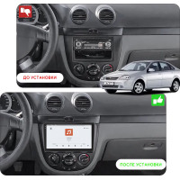 Штатная магнитола Element для Chevrolet Nubira 2003-2010 экран 9" 4/64 QLED CarPlay 4G Wi-Fi GPS 360 Prime