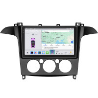Штатная магнитола Element для Ford S-MAX I 2006-2010 экран 9" 4/64 QLED CarPlay 4G Wi-Fi GPS 360 Prime