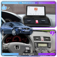Штатная магнитола Element для Honda Accord VII ver 2 2002-2007 экран 9" 4/64 QLED CarPlay 4G Wi-Fi GPS 360 Prime