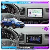 Штатная магнитола Element для Honda HR-V II Рестайлинг 2018-н.в. экран 9" 4/64 QLED CarPlay 4G Wi-Fi GPS 360 Prime