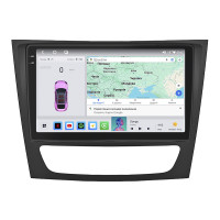 Штатная магнитола Element для Mercedes-Benz CLS I (C219) 2004-2008 экран 9" 4/64 QLED CarPlay 4G Wi-Fi GPS 360 Prime