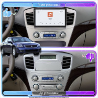 Штатная магнитола Element для Mitsubishi Galant IX Рестайлинг 2 2008-2012 экран 9" 4/64 QLED CarPlay 4G Wi-Fi GPS 360 Prime