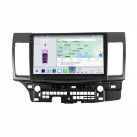 Штатная магнитола Element для Mitsubishi Lancer X Рестайлинг 2011-2015 экран 10" 4/64 QLED CarPlay 4G Wi-Fi GPS 360 Prime