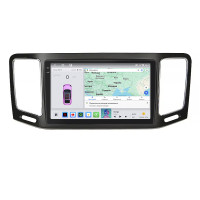 Штатная магнитола Element для Volkswagen Sharan II 2010-2015 экран 9" 4/64 QLED CarPlay 4G Wi-Fi GPS 360 Prime