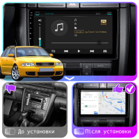 Штатна магнітола Audi RS 4 (B5) 1999-2001 Element 6/128 4G CarPlay Штатна магнітола Audi RS 4 (B5) 1999-2001 Element 6/128 4G CarPlay