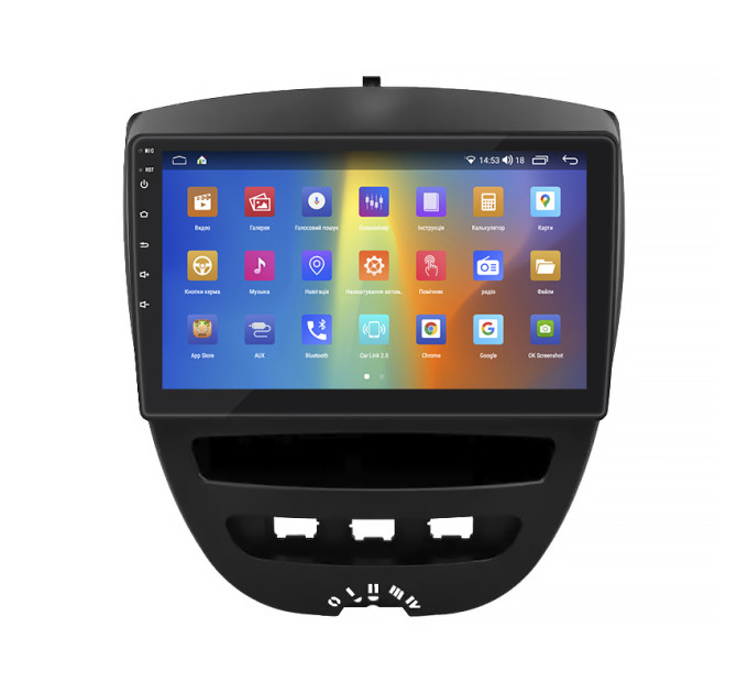 Штатна магнітола Toyota Aygo 2009-2012 Element Prime 2/32 4G CarPlay