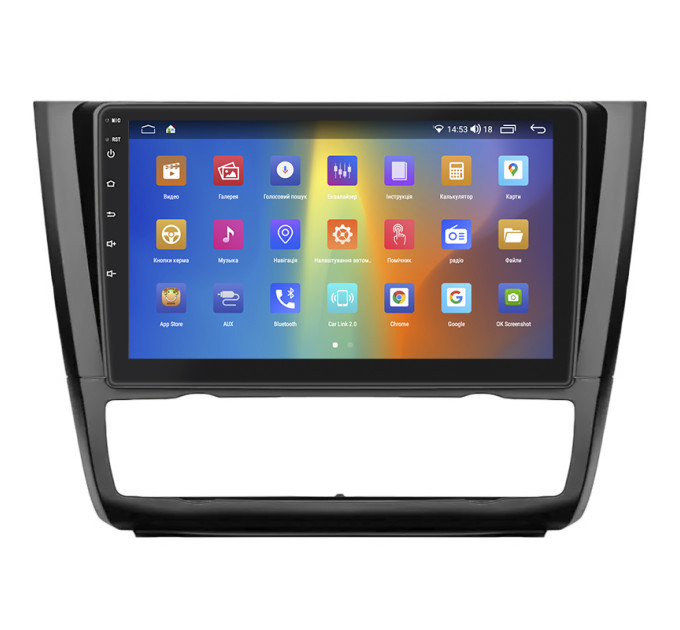 Штатна магнітола BMW 1 серії (E81/E82/E87/E88) 2007-2011 Element Prime 4/64 4G CarPlay