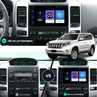 Штатна магнітола Toyota Land Cruiser Prado 120 Series 2002-2007 Element Prime 4/64 CarPlay 4G