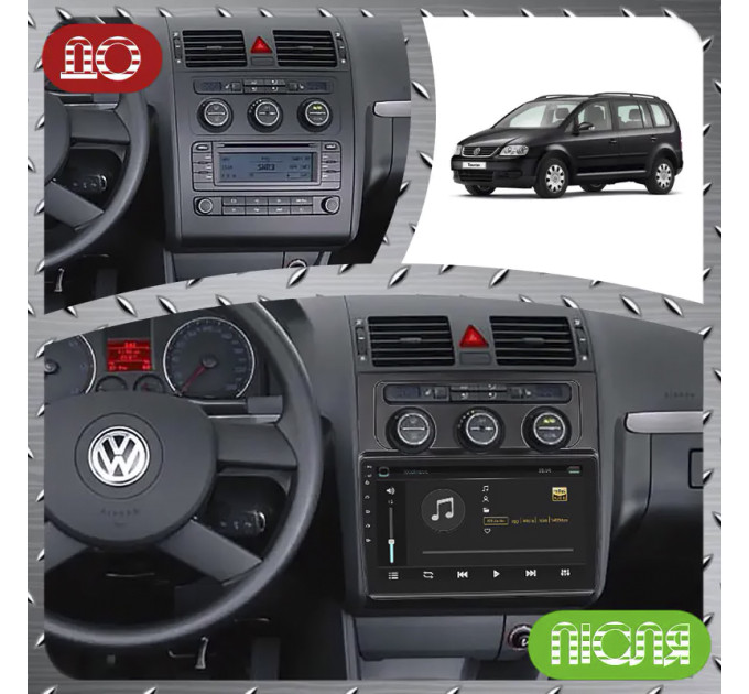 Штатна магнітола Volkswagen Touran 2003-2006 Element Prime 2/32 CarPlay 4G