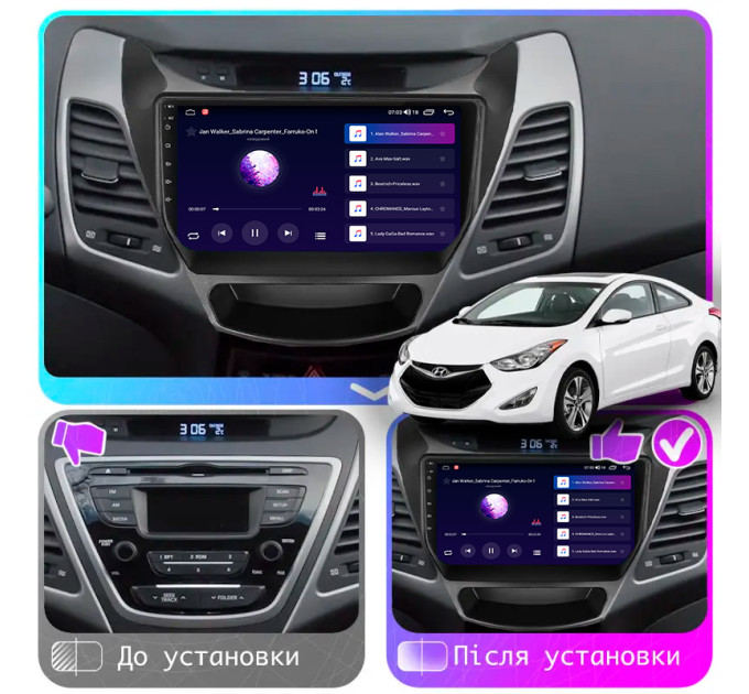 Штатна магнітола Hyundai Elantra (MD) 2013-2016 Element 2/32