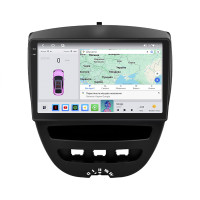 Штатная магнитола Element для Citroen C1 I 2005-2008 экран 10" 4/64 QLED CarPlay 4G Wi-Fi GPS 360 Prime
