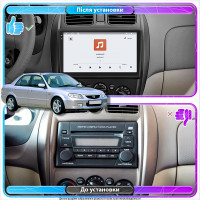 Штатная магнитола Element для Mazda 323 VI (BJ) Рестайлинг 2000-2003 экран 9" 4/64 QLED CarPlay 4G Wi-Fi GPS 360 Prime