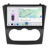 Штатная магнитола Element для Nissan Altima IV (L32) Рестайлинг Manual AC 2009-2013 экран 9" 4/64 QLED CarPlay 4G Wi-Fi GPS 360 Prime