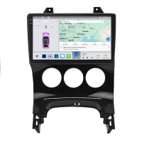 Штатная магнитола Element для Peugeot 3008 I 2009-2013 экран 9" 4/64 QLED CarPlay 4G Wi-Fi GPS 360 Prime