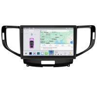 Штатная магнитола Element для Acura TSX II 2008-2014 экран 9" 4/64 QLED CarPlay 4G Wi-Fi GPS 360 Prime