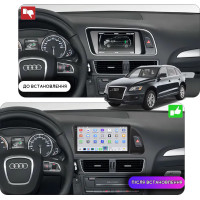 Штатная магнитола Element для Audi SQ5 I (8R) 2013-2017 экран 9" 4/64 QLED CarPlay 4G Wi-Fi GPS 360 Prime