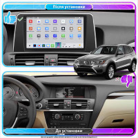 Штатная магнитола Element для BMW X3 II (F25) Рестайлинг 2014-2017 экран 9" 4/64 QLED CarPlay 4G Wi-Fi GPS 360 Prime