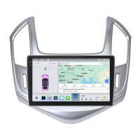 Штатная магнитола Element для Chevrolet Cruze I Рестайлинг 2012-2016 экран 9" 4/64 QLED CarPlay 4G Wi-Fi GPS 360 Prime