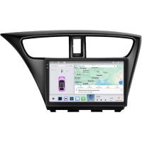 Штатная магнитола Element для Honda Civic IX Рестайлинг 2013-2017 экран 9" 4/64 QLED CarPlay 4G Wi-Fi GPS 360 Prime