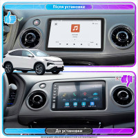 Штатная магнитола Element для Honda MN-V I 2021-н.в. экран 9" 4/64 QLED CarPlay 4G Wi-Fi GPS 360 Prime