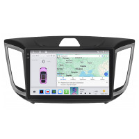Штатная магнитола Element для Hyundai Creta I 2016-2020 экран 10" 4/64 QLED CarPlay 4G Wi-Fi GPS 360 Prime
