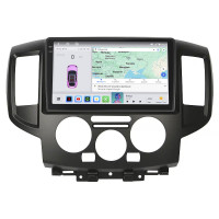 Штатная магнитола Element для Nissan NV200 2009-н.в. экран 9" 4/64 QLED CarPlay 4G Wi-Fi GPS 360 Prime