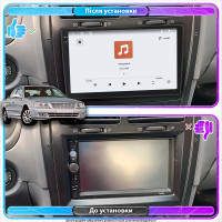 Штатная магнитола Element для Kia Magentis I 2000-2003 экран 9" 4/64 QLED CarPlay 4G Wi-Fi GPS 360 Prime
