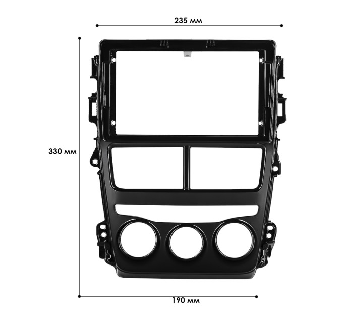Перехідна рамка Toyota Yaris 2017-2020 (6374)