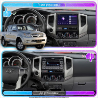 Штатна магнітола Toyota Hilux 2004-2011 Element 4/32 4G CarPlay Штатна магнітола Toyota Hilux 2004-2011 Element 4/32 4G CarPlay