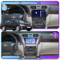 Штатная магнитола Element для Lexus LS IV Рестайлинг 2009-2012 экран 9" 1/16Gb Wi-Fi GPS Base