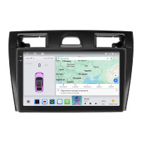 Штатная магнитола Element для Ford Fiesta Mk5 2002-2008 экран 9" 4/64 QLED CarPlay 4G Wi-Fi GPS 360 Prime