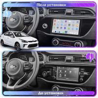 Штатная магнитола Element для Kia Rio IV 2017-2020 экран 10" 4/64 QLED CarPlay 4G Wi-Fi GPS 360 Prime