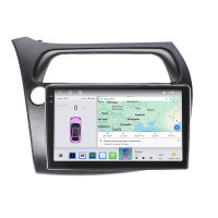 Штатная магнитола Element для Honda Civic Type R VIII 2006-2008 экран 9" 4/64 QLED CarPlay 4G Wi-Fi GPS 360 Prime