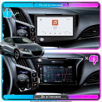 Штатная магнитола Element для Honda CR-Z 2010-2016 экран 9" 4/64 QLED CarPlay 4G Wi-Fi GPS 360 Prime