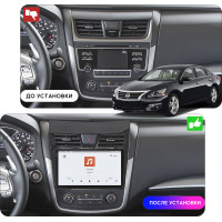 Штатная магнитола Element для Nissan Altima V (L33) 2012-2015 экран 10" 4/64 QLED CarPlay 4G Wi-Fi GPS 360 Prime