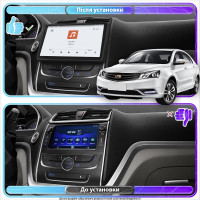 Штатная магнитола Element для Geely Emgrand EC7 2016-2018 экран 9" 4/64 QLED CarPlay 4G Wi-Fi GPS 360 Prime