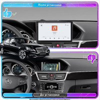 Штатная магнитола Element для Mercedes-Benz E-Класс AMG IV (W212, S212) 2009-2013 экран 10" 4/64 QLED CarPlay 4G Wi-Fi GPS 360 Prime