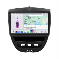 Штатная магнитола Element для Citroen C1 I Рестайлинг 2 2012-2014 экран 10" 4/64 QLED CarPlay 4G Wi-Fi GPS 360 Prime