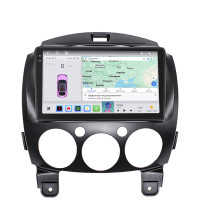 Штатная магнитола Element для Mazda 2 II Рестайлинг (DE2) 2010-2014 экран 9" 4/64 QLED CarPlay 4G Wi-Fi GPS 360 Prime