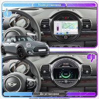 Штатная магнитола Element для MINI Clubman II Рестайлинг 2019-н.в. экран 9" 4/64 QLED CarPlay 4G Wi-Fi GPS 360 Prime